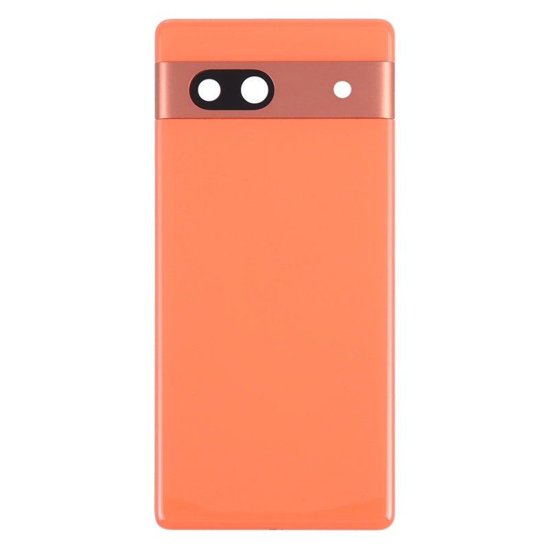 For Google Pixel 7A Original Battery Back Cover with Camera Lens Cover(Orange) 